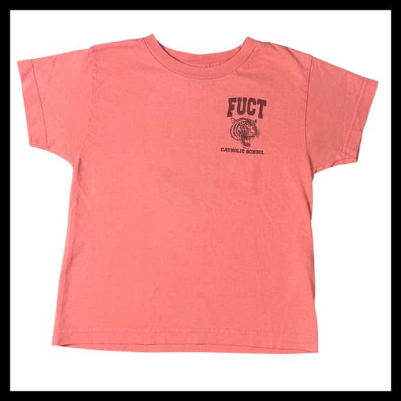 FUCT‎ Catholic School VINTAGE FUCT Y2K Skater T-shirt Women's Size Small Grunge - Picture 16 of 16